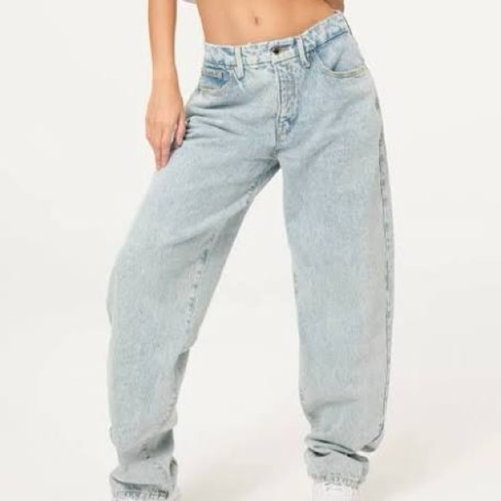 Good American Good 90s Loose Jeans Blue725 size 14/32